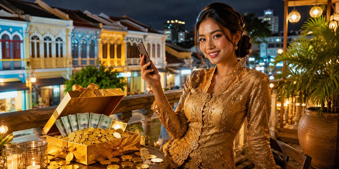 Permainan kasino mudah alih di Penang dengan budaya kebaya